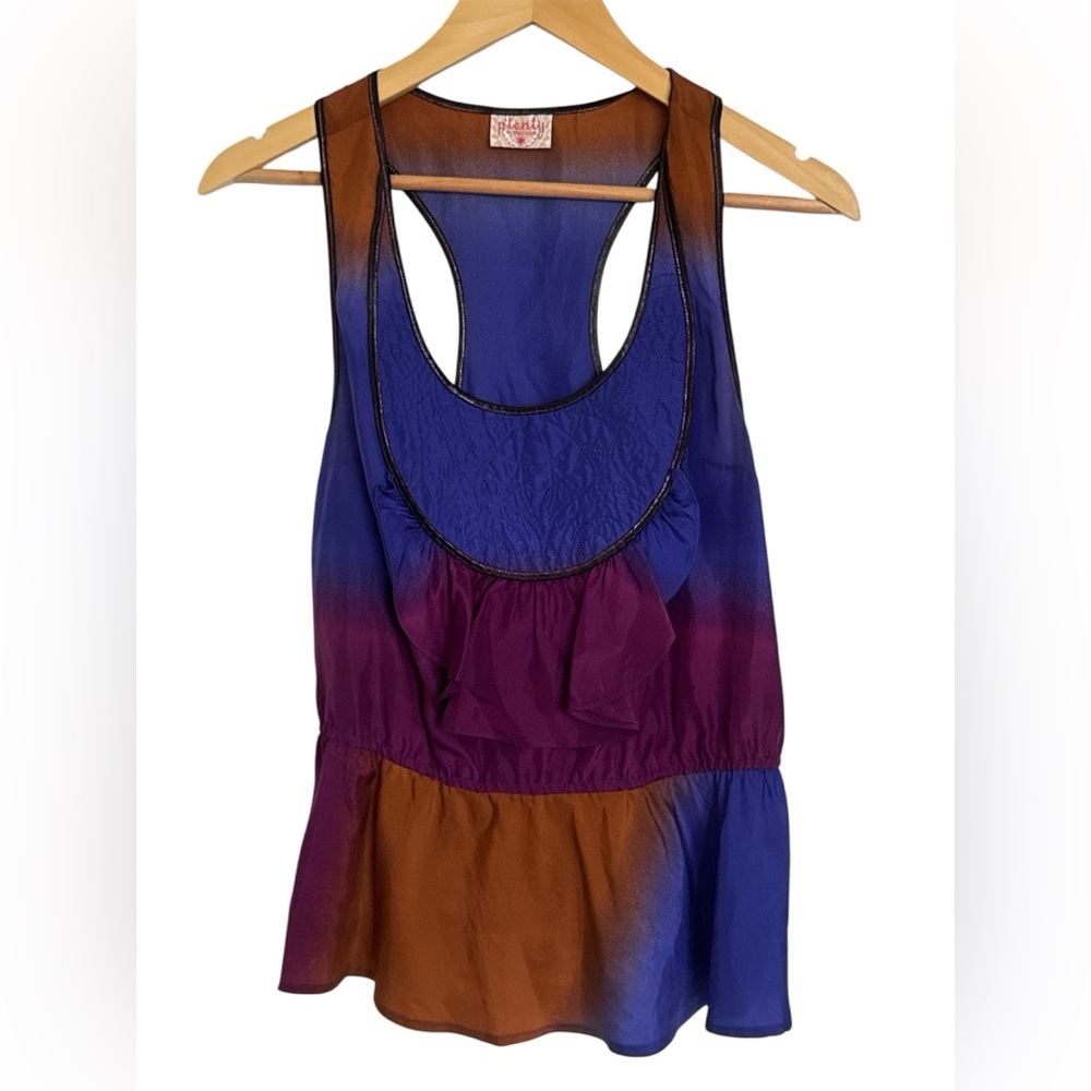Plenty by True Reese T Back Tie Dye Sleeveless Top